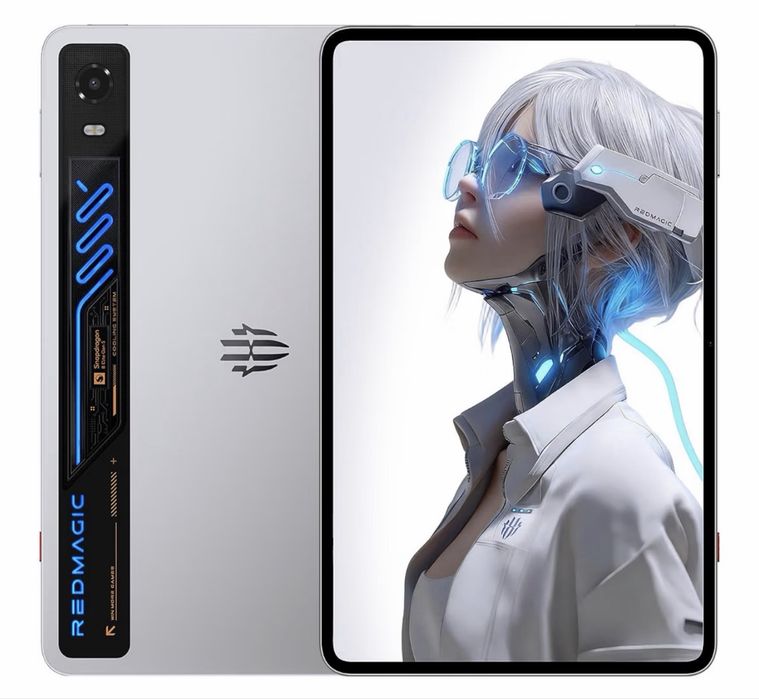 REDMAGIC Astra 2 Gaming Tablet | 16 GB + 512 GB | Starfrost (Prata) | Novo e lacrado!