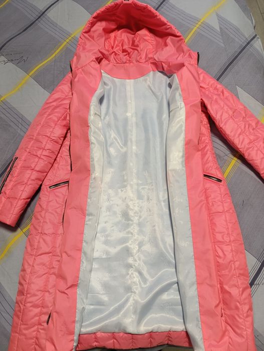 Шикарное пальто из плащевки