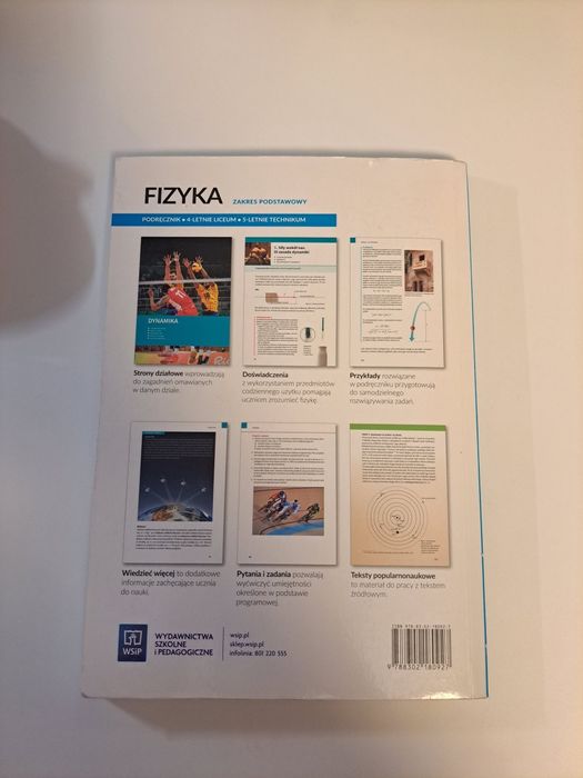 Podręcznik "Fizyka 1 WSiP"