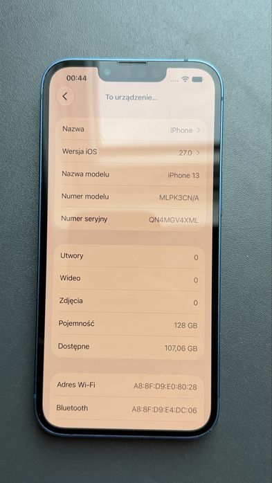 Iphone 13 128gb blue