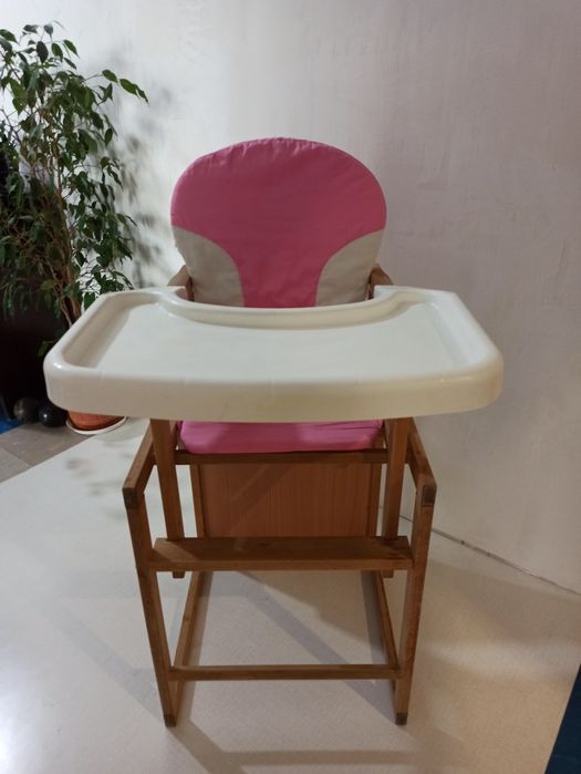 Стілець-трансформер для годування Стол трансформер 2в1,детский стол дл