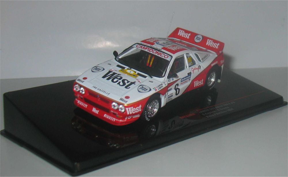 Ixo - Lancia 037 Evo2 WEST - Vencedor Rally d'Antibes 1984 - Carlo Capone