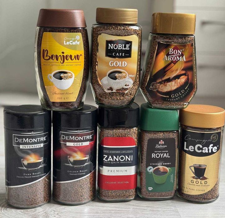 Кофе Кава растворимый розчинна молотый мелена зерно