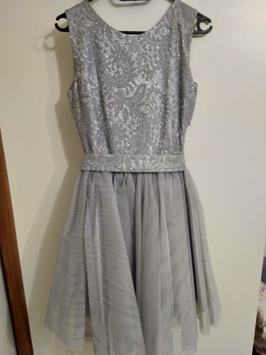 Suknia sukienka sylwestrowa studniówka impreza tiulowa tiul 36 38