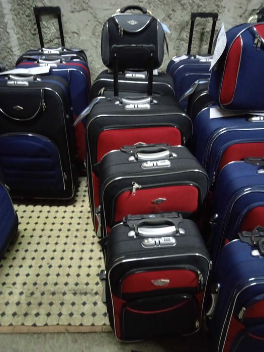 Walizka kabinowa L mała z codury z kuferkiem