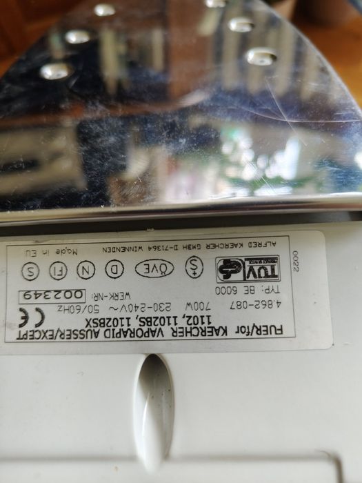 Karcher 1201 myjka ciśnieniowa+ żelazko parowe