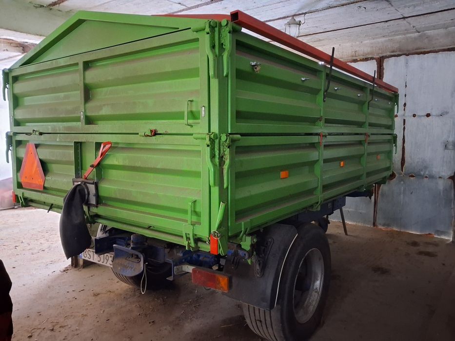 Przyczepa wywrotka jednosiowa 3strony