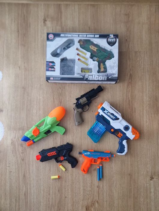 Zestaw pistolety nerf