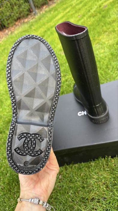 Kaloszy Premium  kozaki Chanel buty