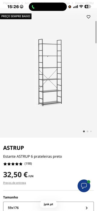 jysk ASTRUP estante de arrumação