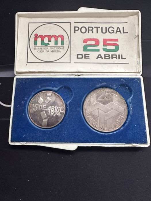 Moedas de Prata 25 de Abril de 1974