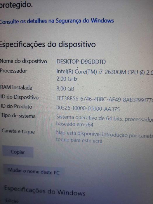 Portátil asus i7 troco ou 70.€