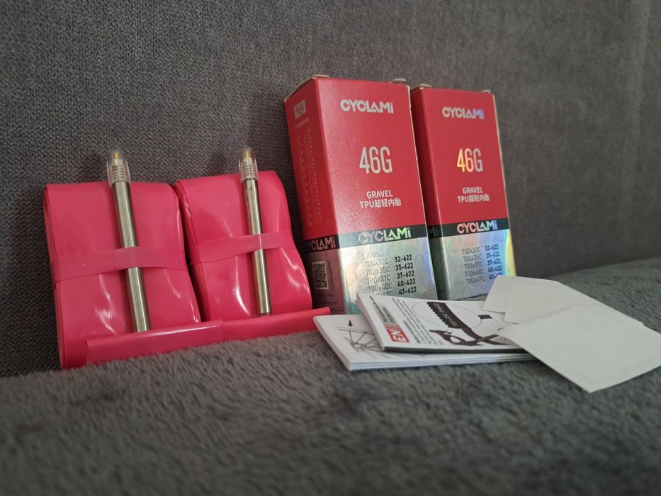 2 Lekkie Dętki TPU Cyclami Gravel Premium NOWE