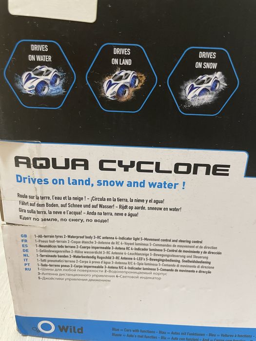 Радіо керована машинка Silverit, Aqua Cyclone, всюдихід, подарунок
