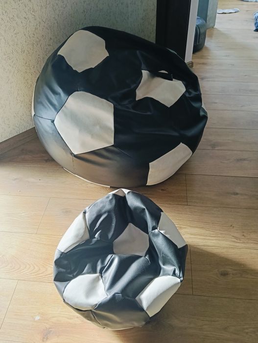 Pufa piłka zestaw mała i duża
