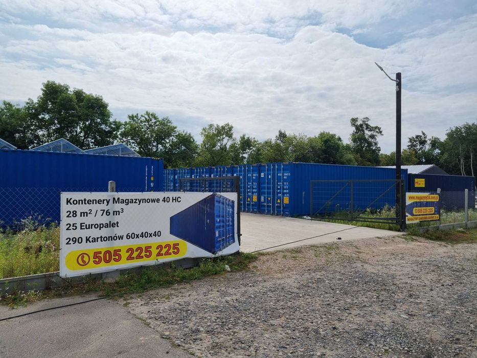 Magazyny Samoobsługowe SELF STORAGE Kontener 28m2 Reguły Pruszków Piastów DLA FIRM