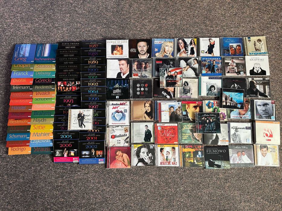 Kolekcja muzyki -muzyka, płyty cd, klasyczna, rozrywkowa
