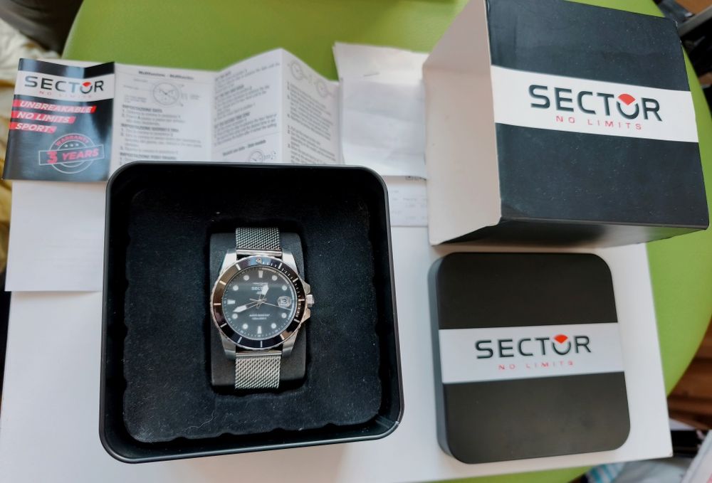 Relógio Sector 450 original Italiano cx. farura documentos 
Sem uso de