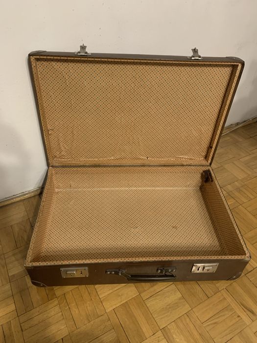 Stara zabytkowa walizka lata 50 60
