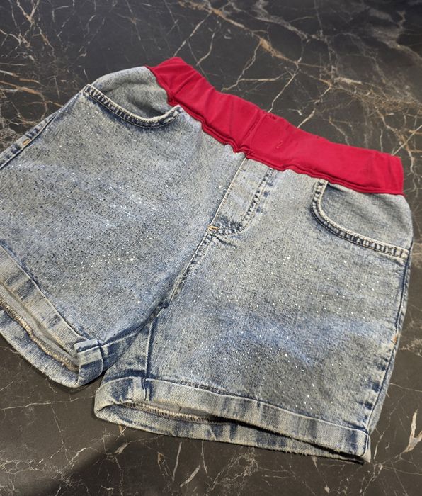 Шорти з камінням бренду Raw