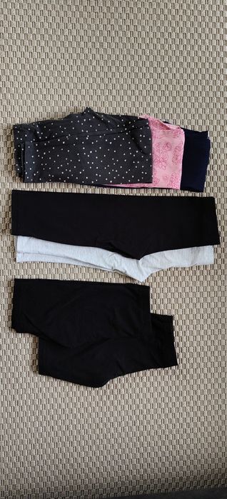 Legginsy dziewczęce 14 sztuk rozm 116-122