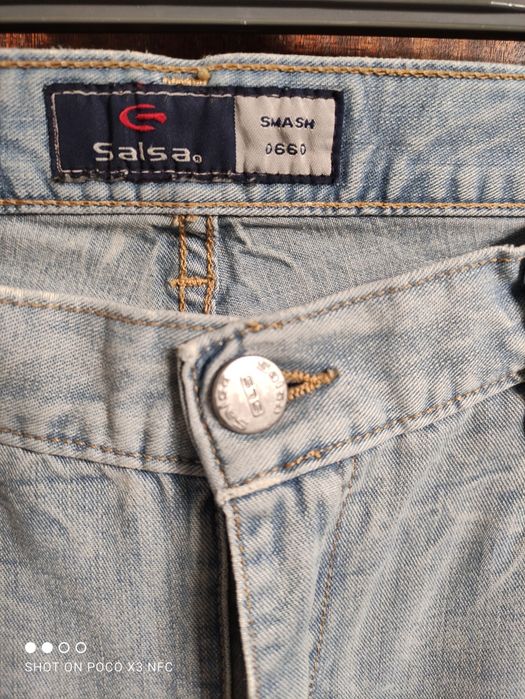 Calças de cintura descida boot cut Salsa