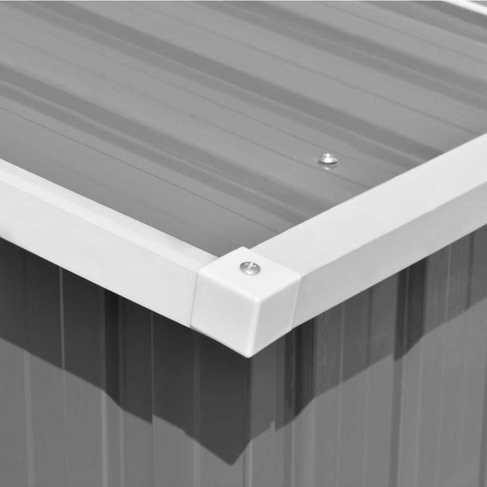 Abrigo de Jardim Metálico 257x580x181 cm – Resistente e Espaçoso