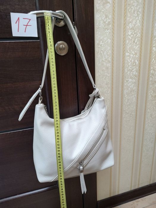 Сумка жіноча, сумка женская світло-сірого кольору через плече