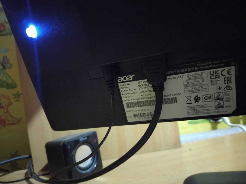 Монитор ACER 21.5 100 Гц (Герц) Full HD 1920x1080 VA почти новый