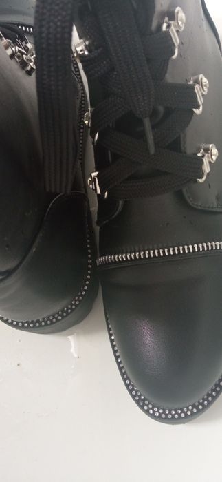 Buty damskie, trapery,  rozm. 40,czarne