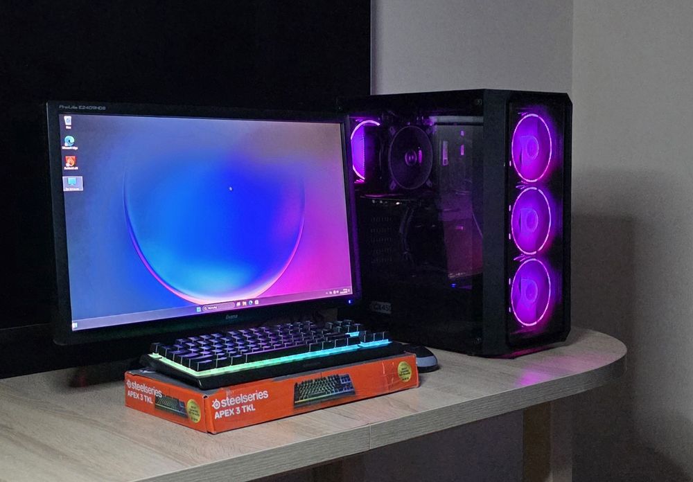 Caly zestaw,GTX1660,DDR4 16,Nowy SSD 512