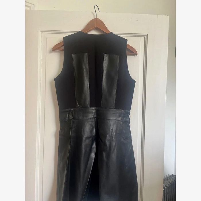 Vestido de couro Michael Kors