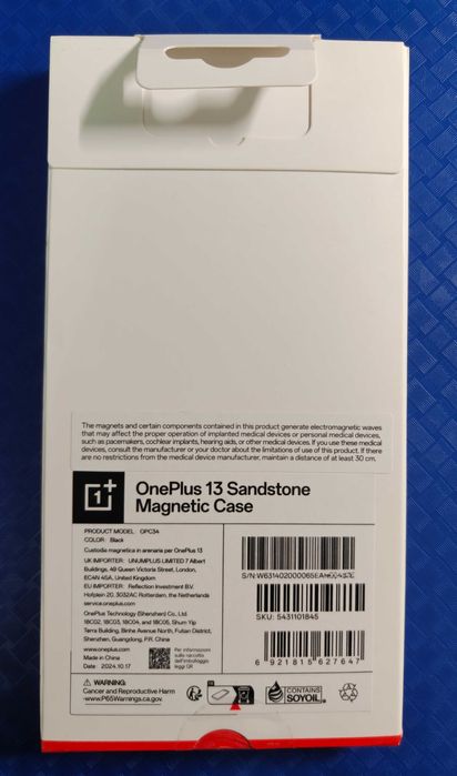 Oryginalne etui OnePlus 13 Sandstone Magnetic Case