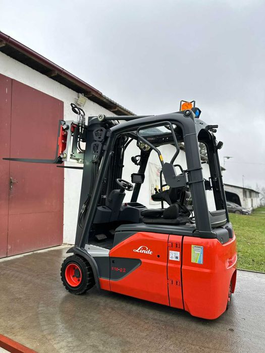 Штабелер електричний Навантажувач LINDE E18-02 1.8t 4.53m камера 2020