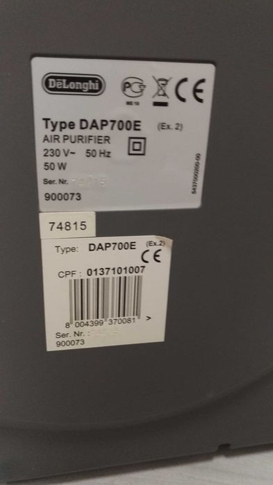 Jonizator DeLonghi oczyszczacz powietrza - używany