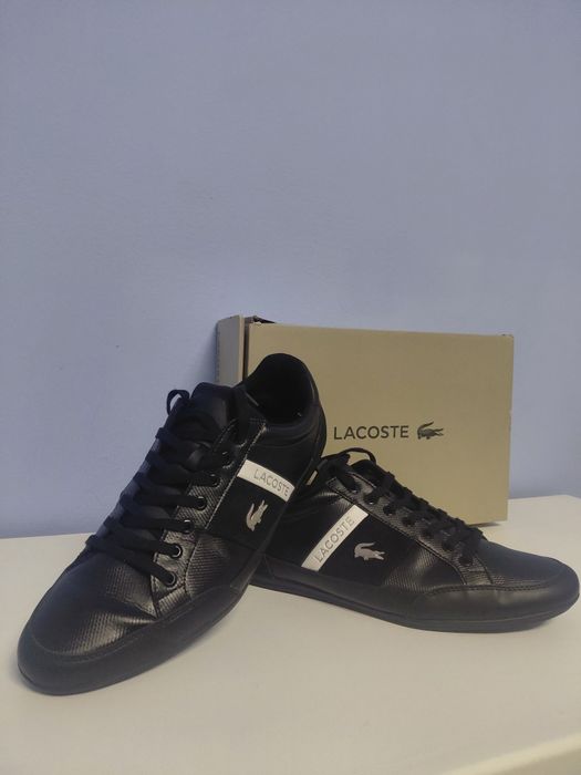 Nowe Lacoste Chaymon rozmiar 42.5 unikat carbon/zamsz