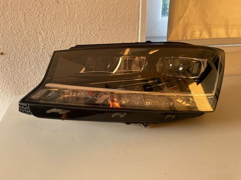 lampa reflektor lewa przednia przód skoda fabia iii led xenon 6v1015e