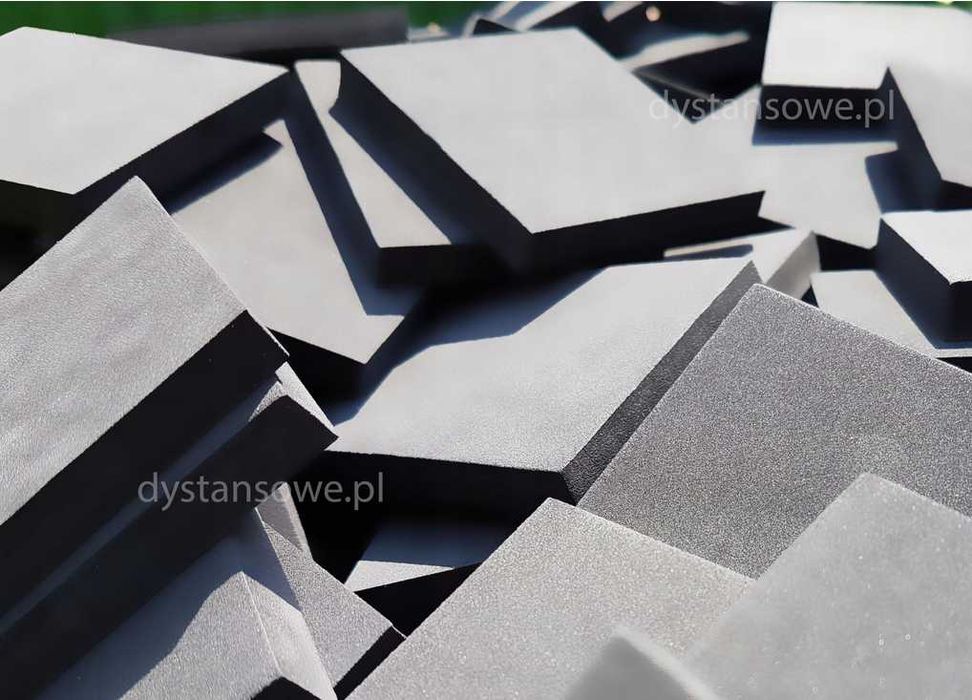 Podkładki pod legary guma EPDM dystansowe tarasowe 100mmx70mmx10mm