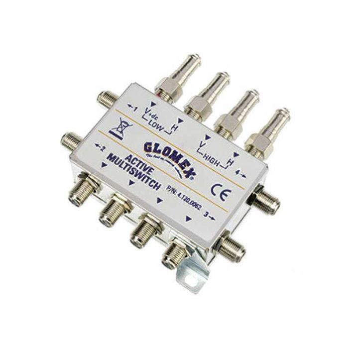 Antena de Statelite Glomex SATURN 4 V9104N NEO para Barco e Caravanas