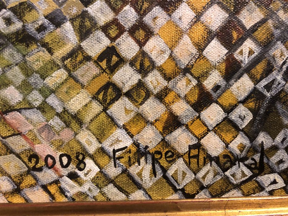 Oleo sobre tela - Aldeia do Macacos