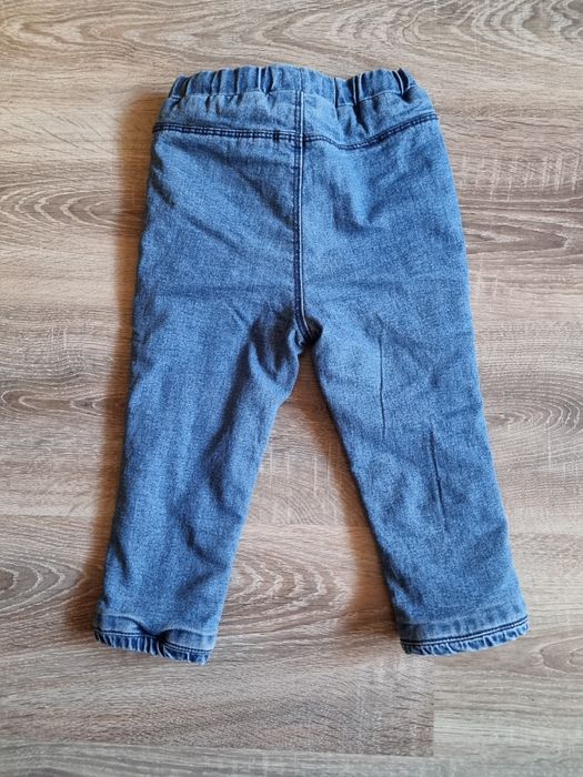 Spodnie jeans ocieplane SINSAY r.92