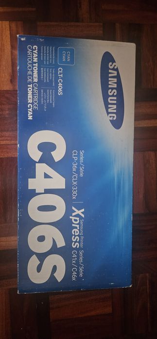 Tonner impressora Samsung C406S Cyen Azul