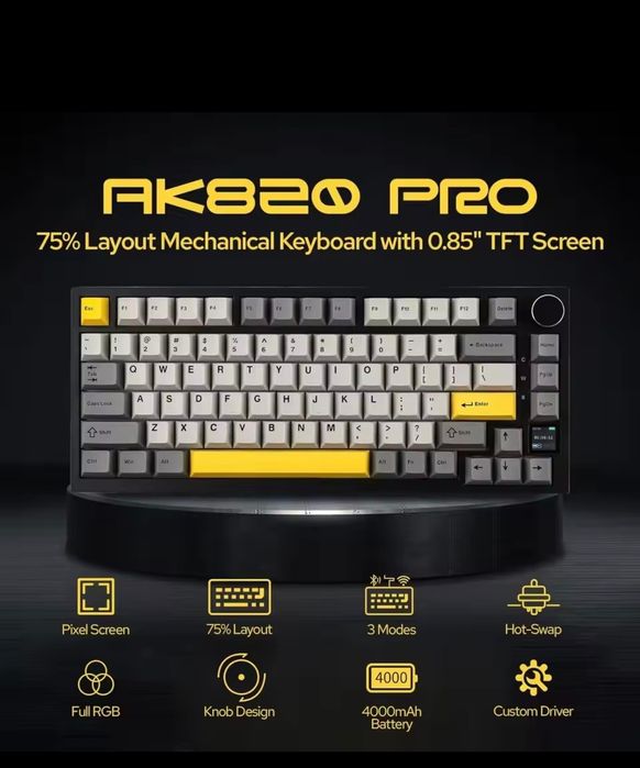 Механічна клавіатура AJAZZ AK820 PRO