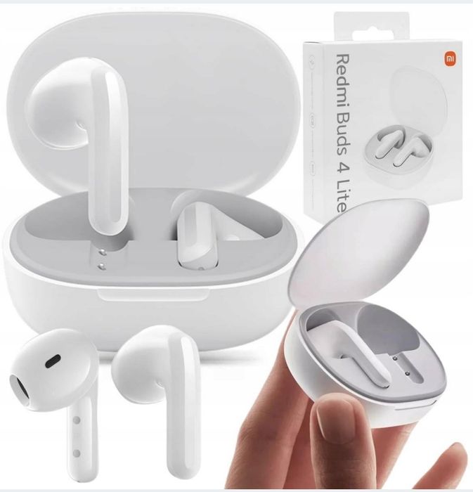 Słuchawki bezprzewodowe XIAOMI REDMI BUDS 4 LTE lekkie wodoodporne PRO