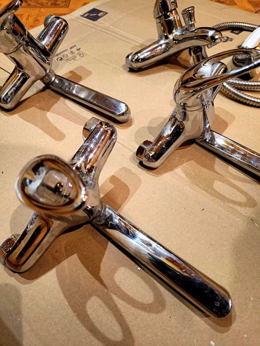 Baterie łazienkowe scienne