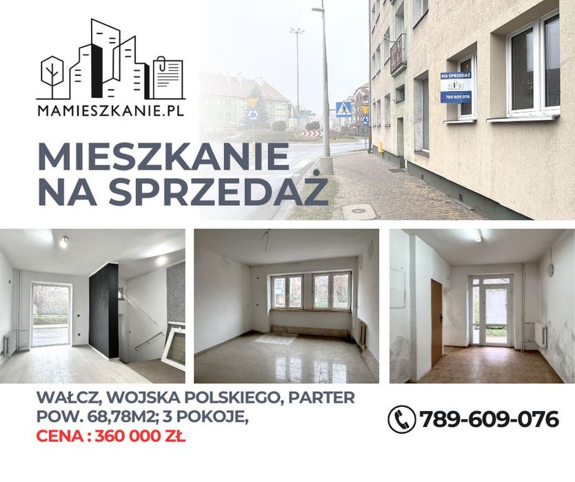 Na sprzedaż mieszkanie/lokal, Wałcz