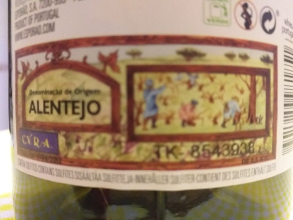 Garrafa Vazia Vinho "Esporão"