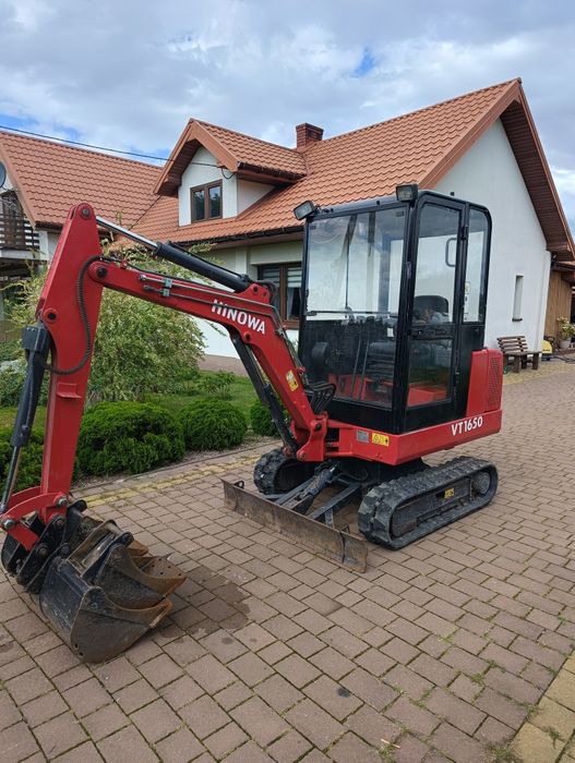 Hinowa vt1650 umowa Perkins rozsuwane gąsienice minikoparka mini koparka