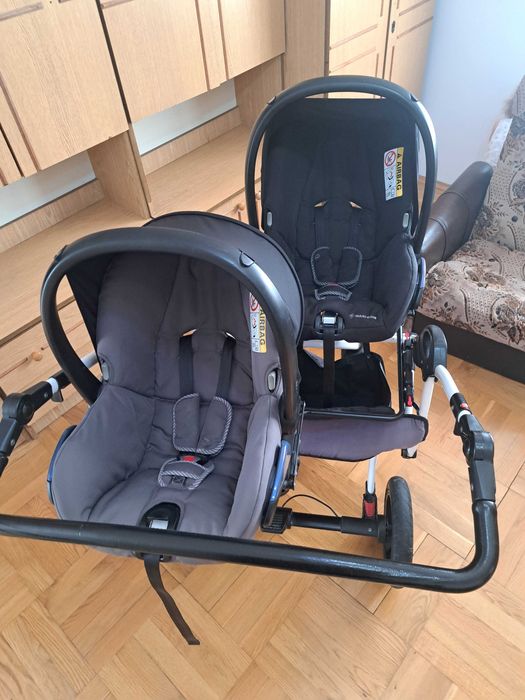 Wozek dzieciecy 3w1 bliźniaczy, duo Danny Sport