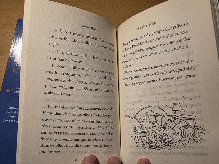 2 livros juvenis: Gatinho Mágico e Querido Alfie